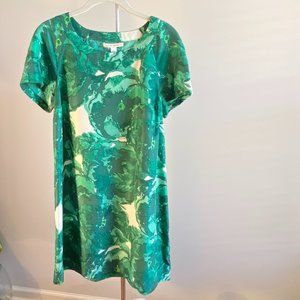 Banana Republic Green Watercolor Dress, NWT, Perfect Condition